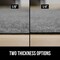 Felt with Rubber Stay in Place Slip Resistant Rug Pad, 1/8 inch Thick, 2x8 FT Protective Padding Under Area Rugs, Cushioned Gripper Pads, Carpet Runners, Hardwood Floors Protection